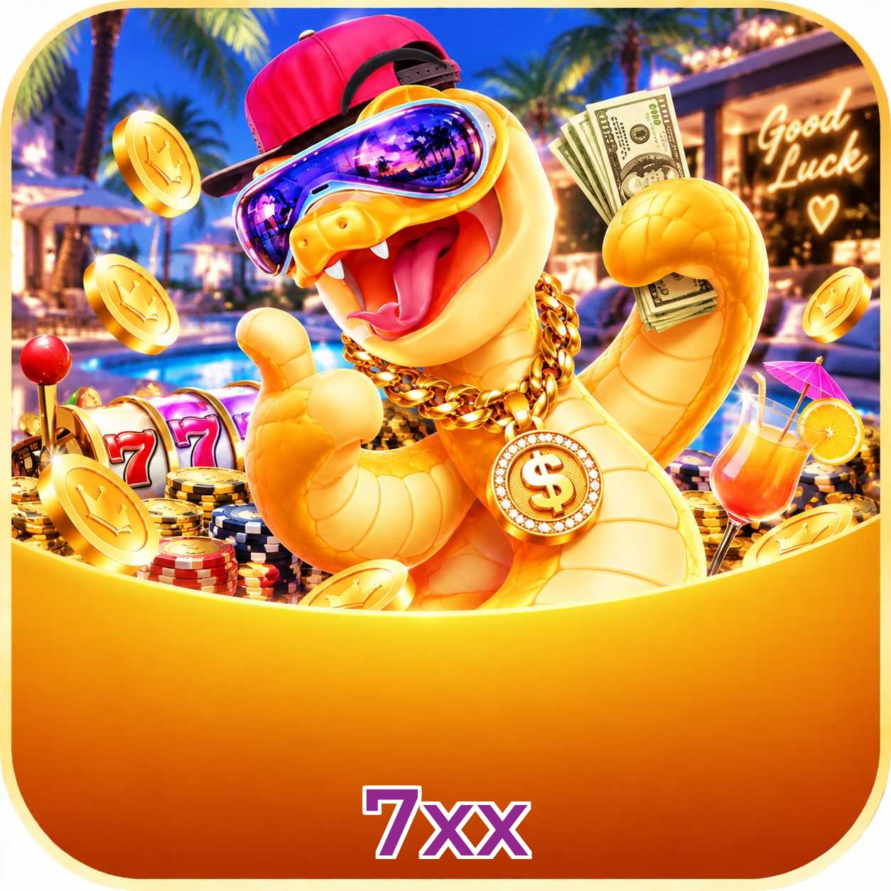 Grandes ganhos no cassino ao vivo da 7xx